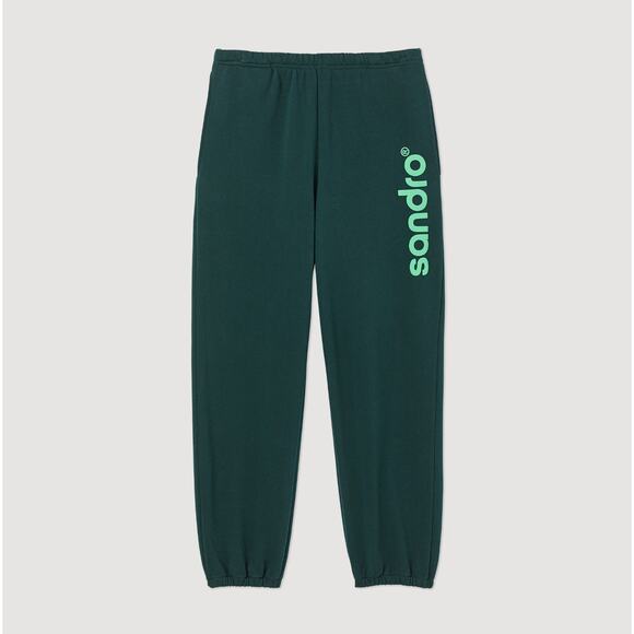 (XS) NWT $265 Sandro Oversized Retro Joggers - Picture 1 of 8